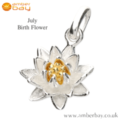 July Water Lily Pendant