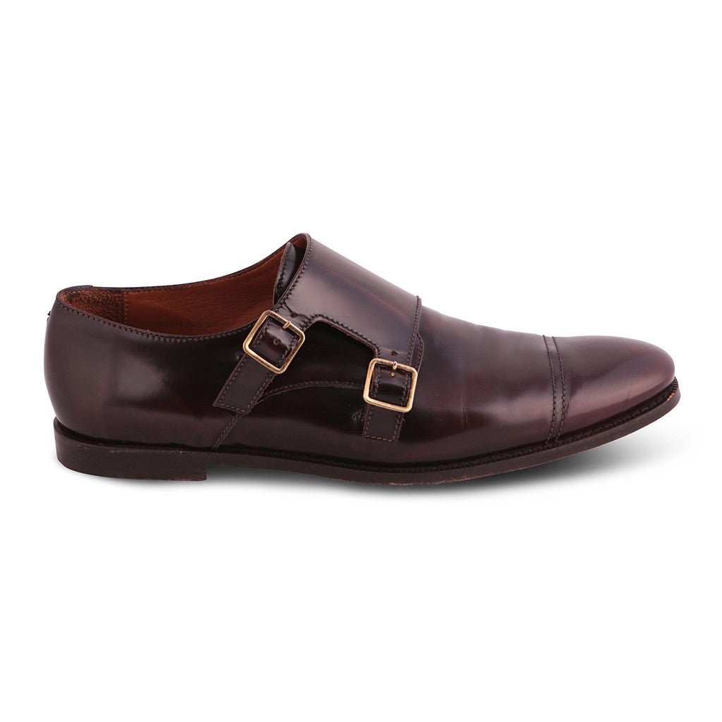 burberry monk strap shoes