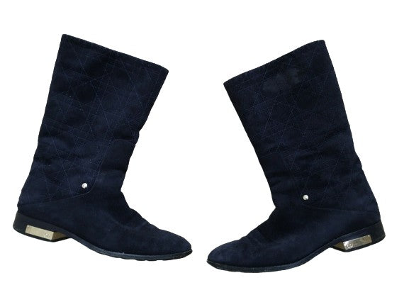 navy boots size 3