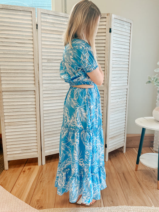 One Shoulder Maxi Dress