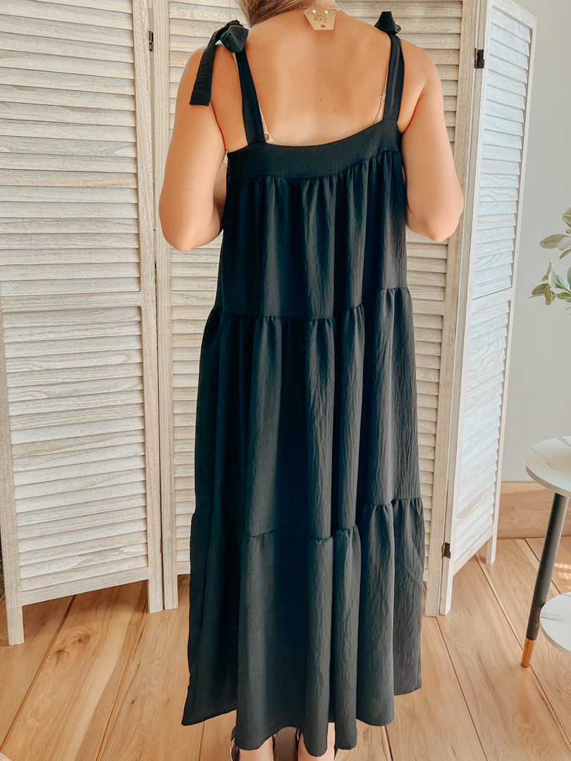 Tie Strap Maxi Dress