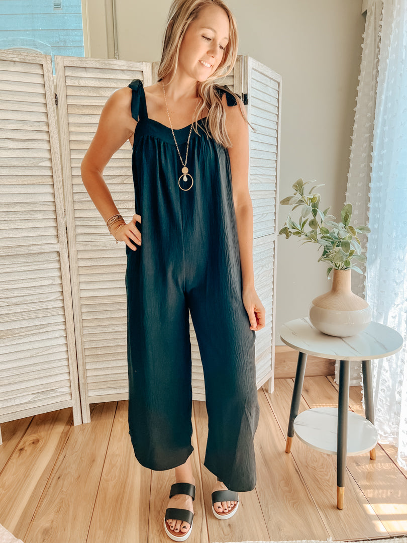 Tie Strap Jumpsuit