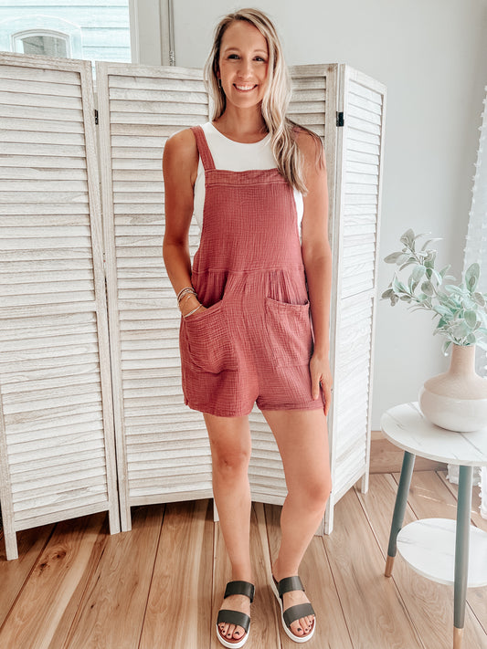 Gauze Romper