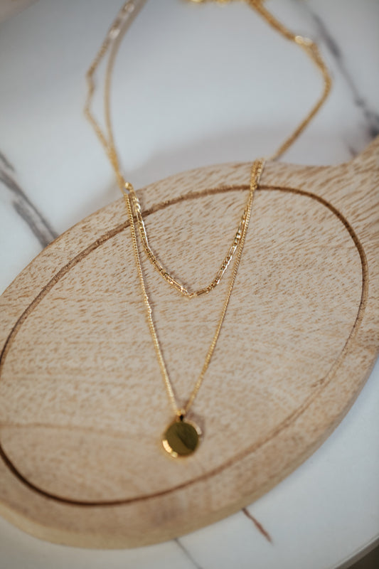Layer Disk Necklace