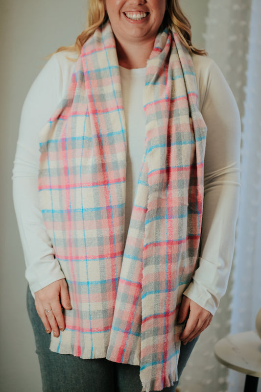 Pink Mix Scarf