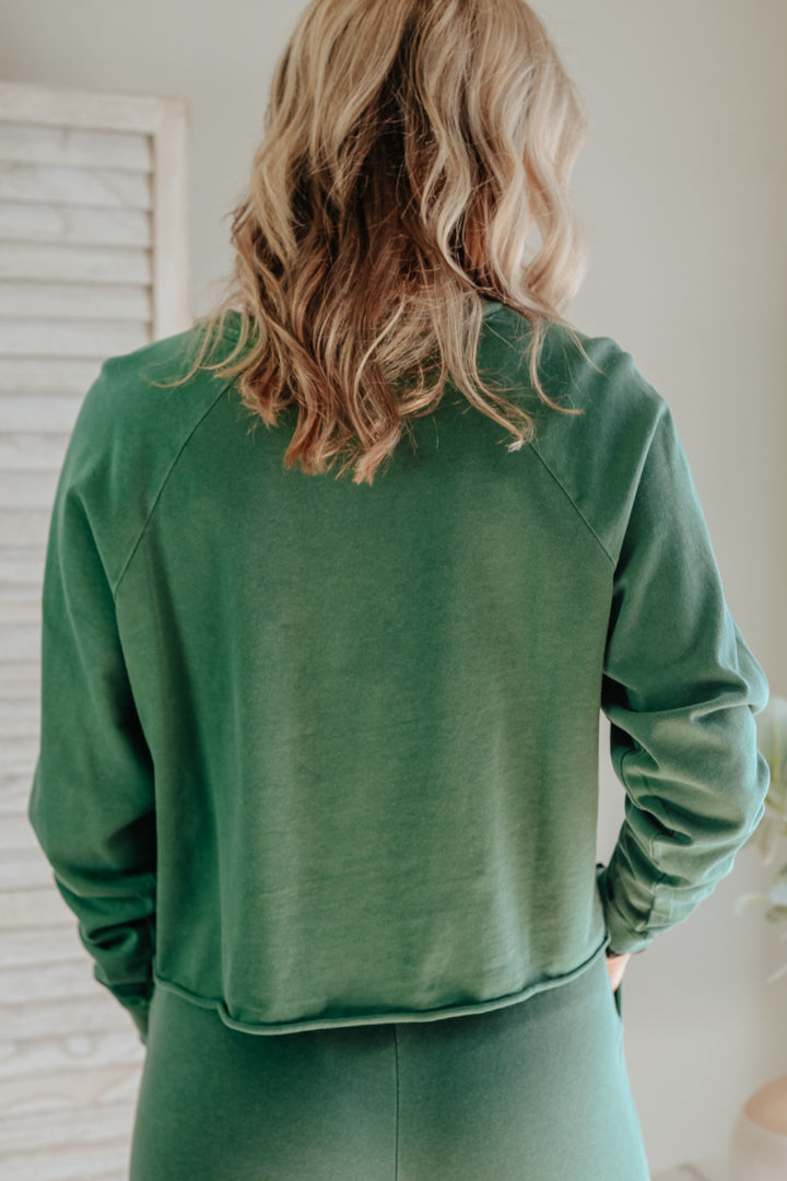 Raw Edge Sweatshirt