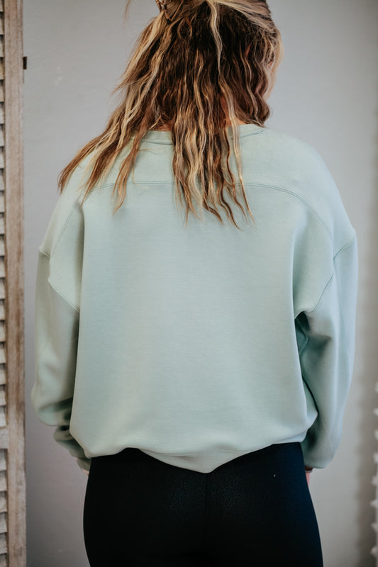 Scuba Relaxed Cropped Sweatshirt