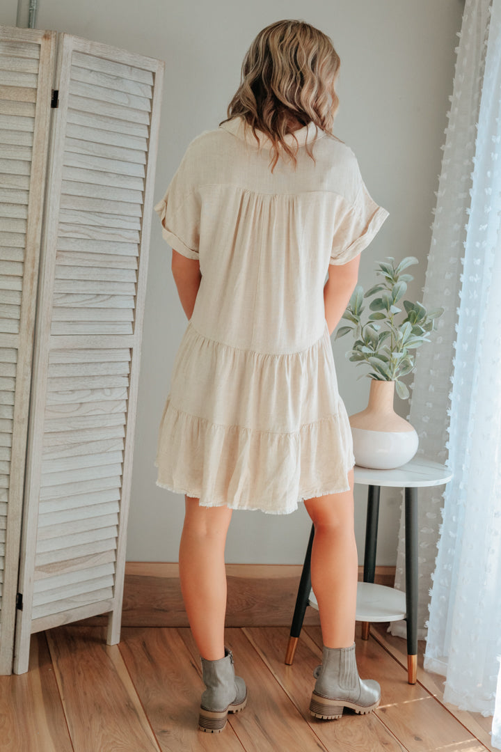 Linen Tier Dress