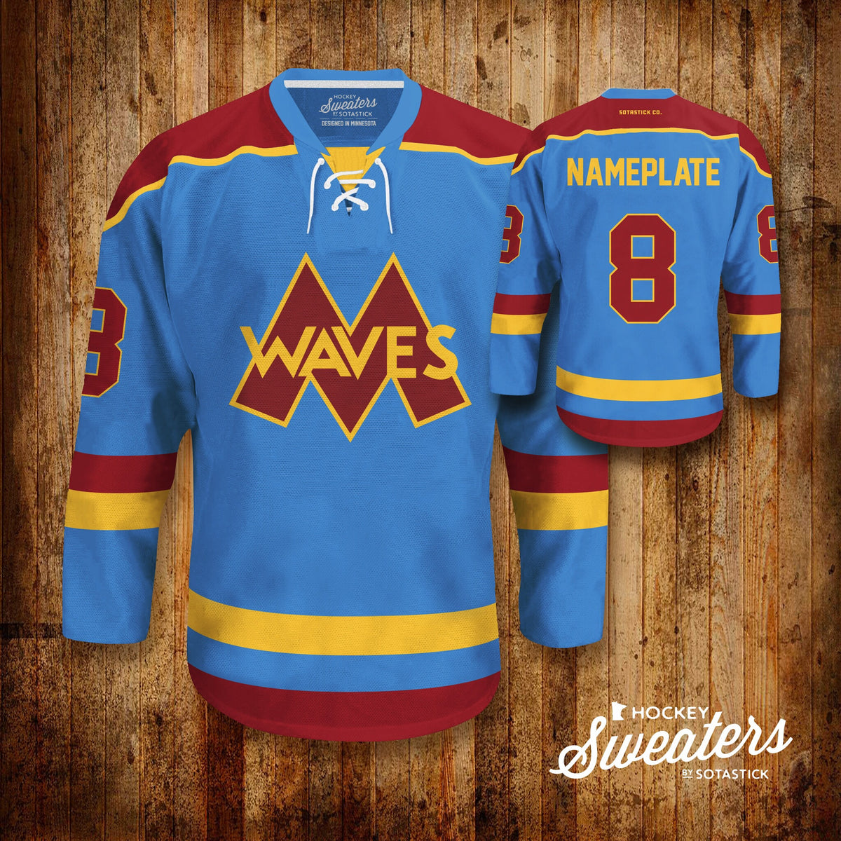 MINNEHAHA WAVES | PERSONALIZED JERSEY 