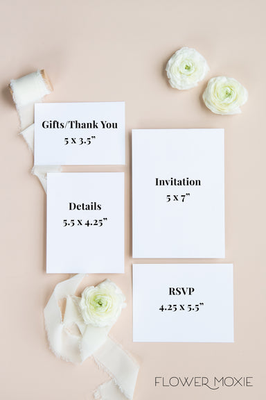 Terracotta Invitation Suite Template - 030