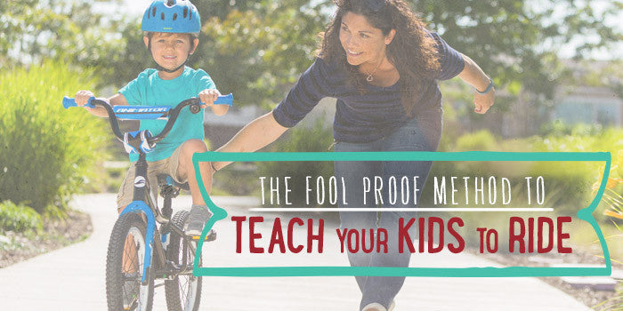 how to teach a kid to ride a bicycle