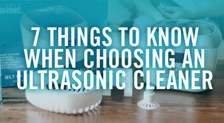 How to Select an Ultrasonic Jewelry Cleaner - iUltrasonic Ultrasonic  Cleaners