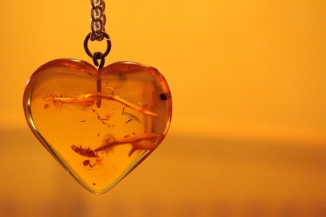 Is Amber Really Made From Tree Sap heart necklace