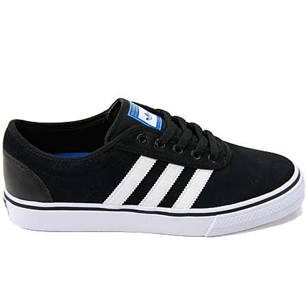 ADIDAS ADIEASE CANVAS BLACK/WHITE – Lodown