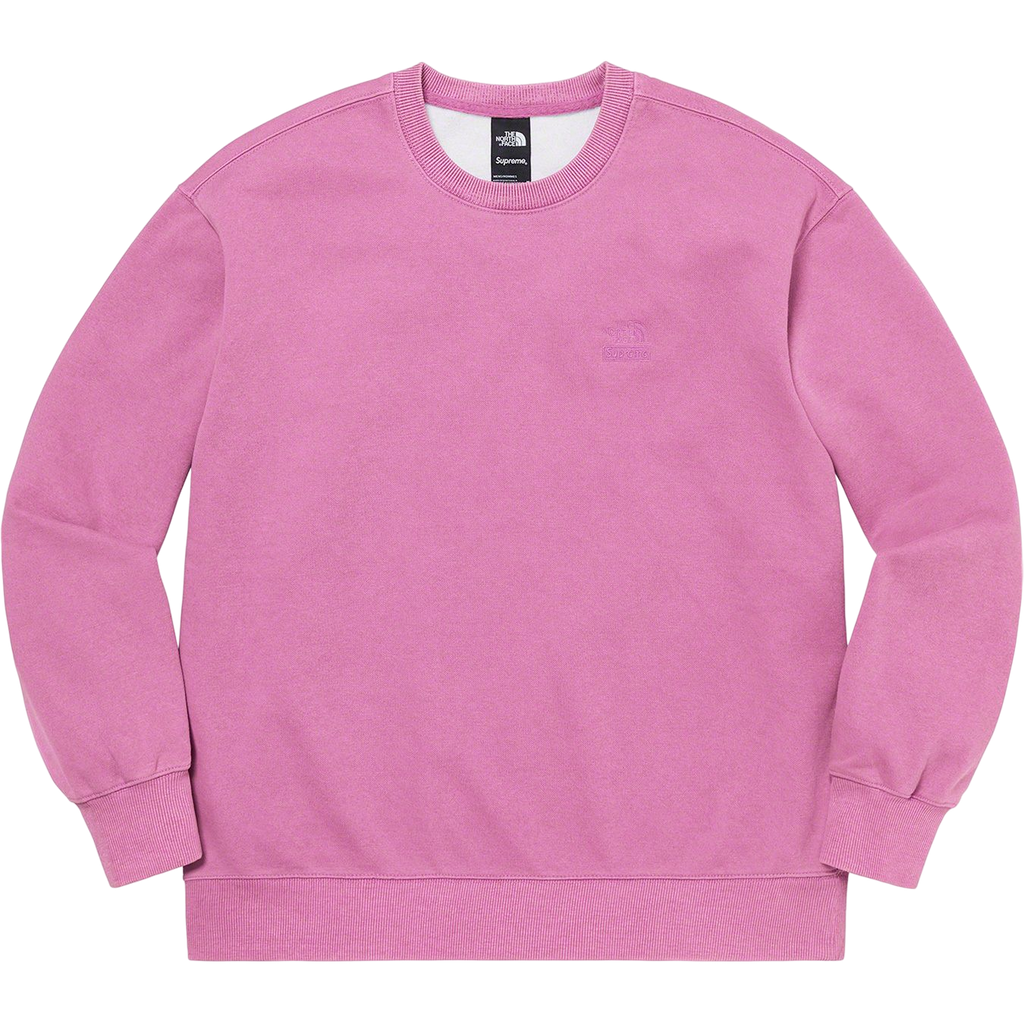 Supreme x The North Face Pigment Printed Crewneck - Pink