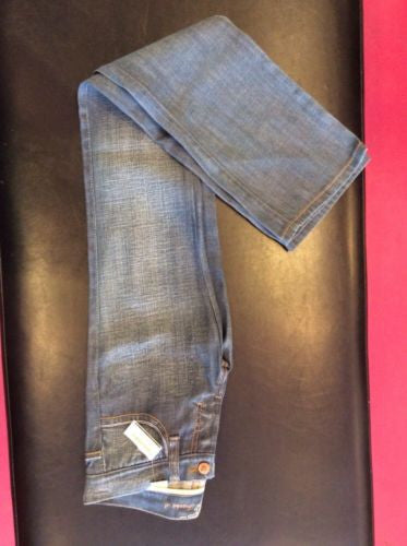 NWT🌸 $179 Sz 2 Frankie B Low Rise Jeans Bootcut Gold Trim F Pocket 30' Hipster