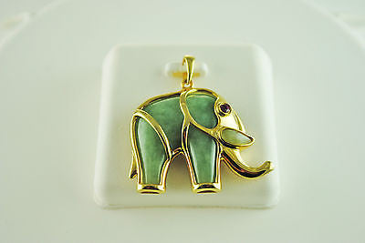 jade elephant necklace