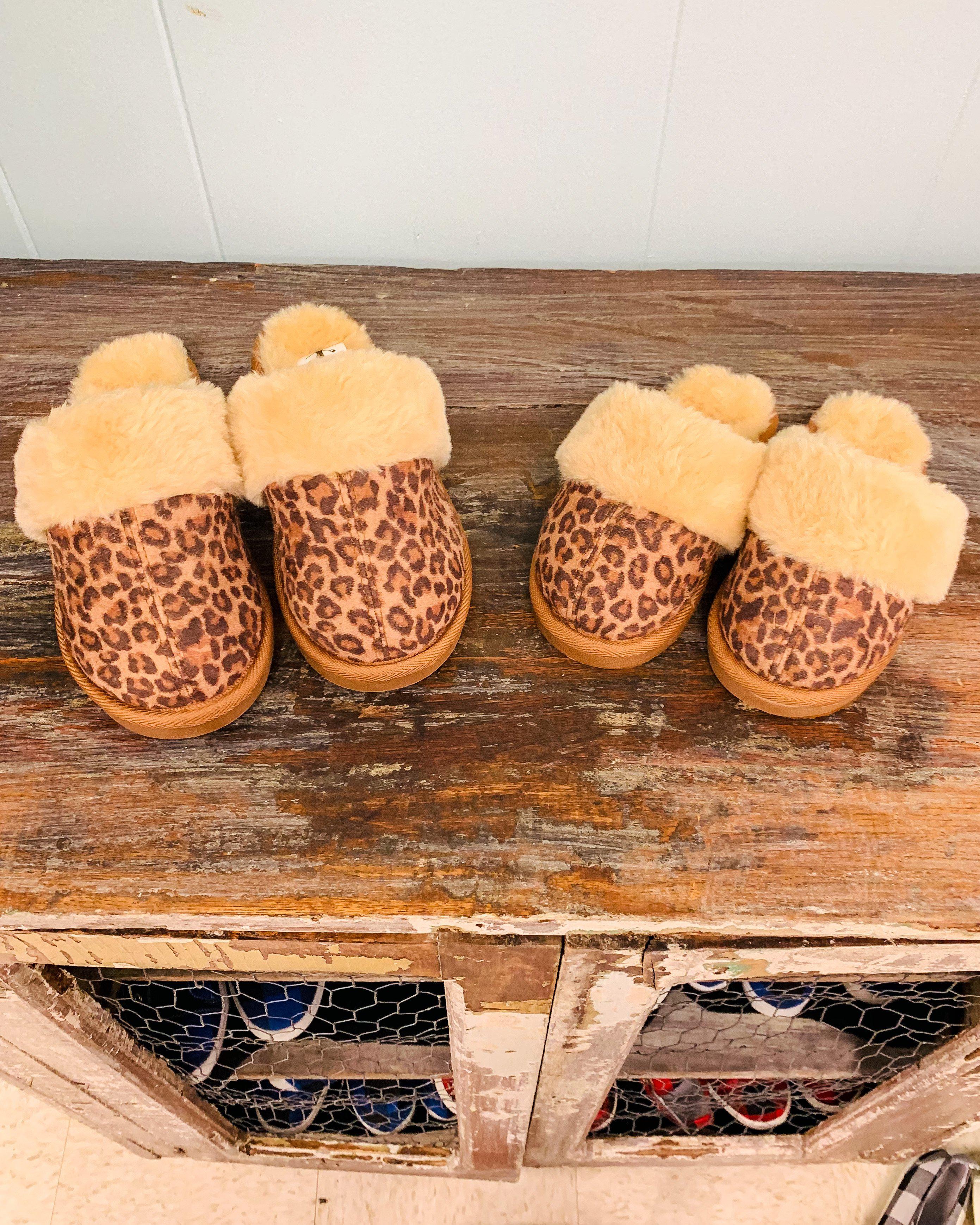 Snooze Slippers - Leopard (Kids)