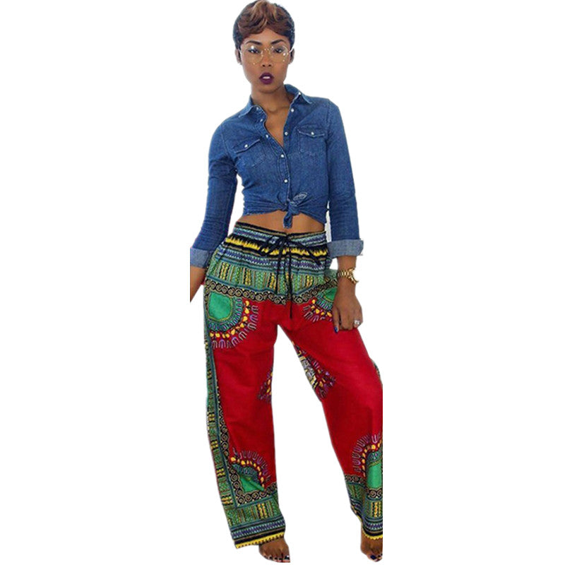 KD Dashiki Drawstring Pants