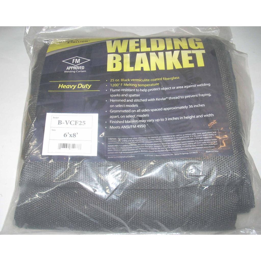 Black Stallion BVCF25 Welding Blanket Heavy Duty 6 x 8 ATL Welding