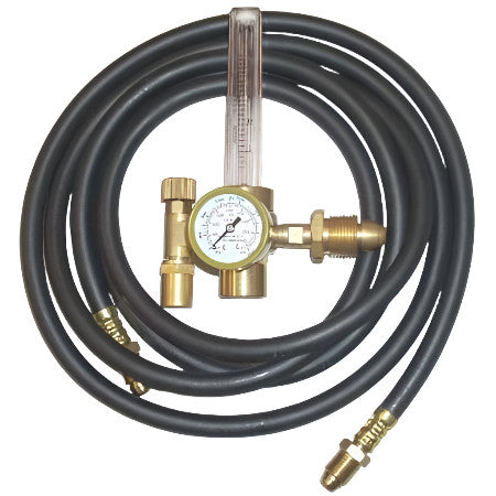 Argon Flowmeter & 10ft Mig Welding Hose - ATL Welding Supply