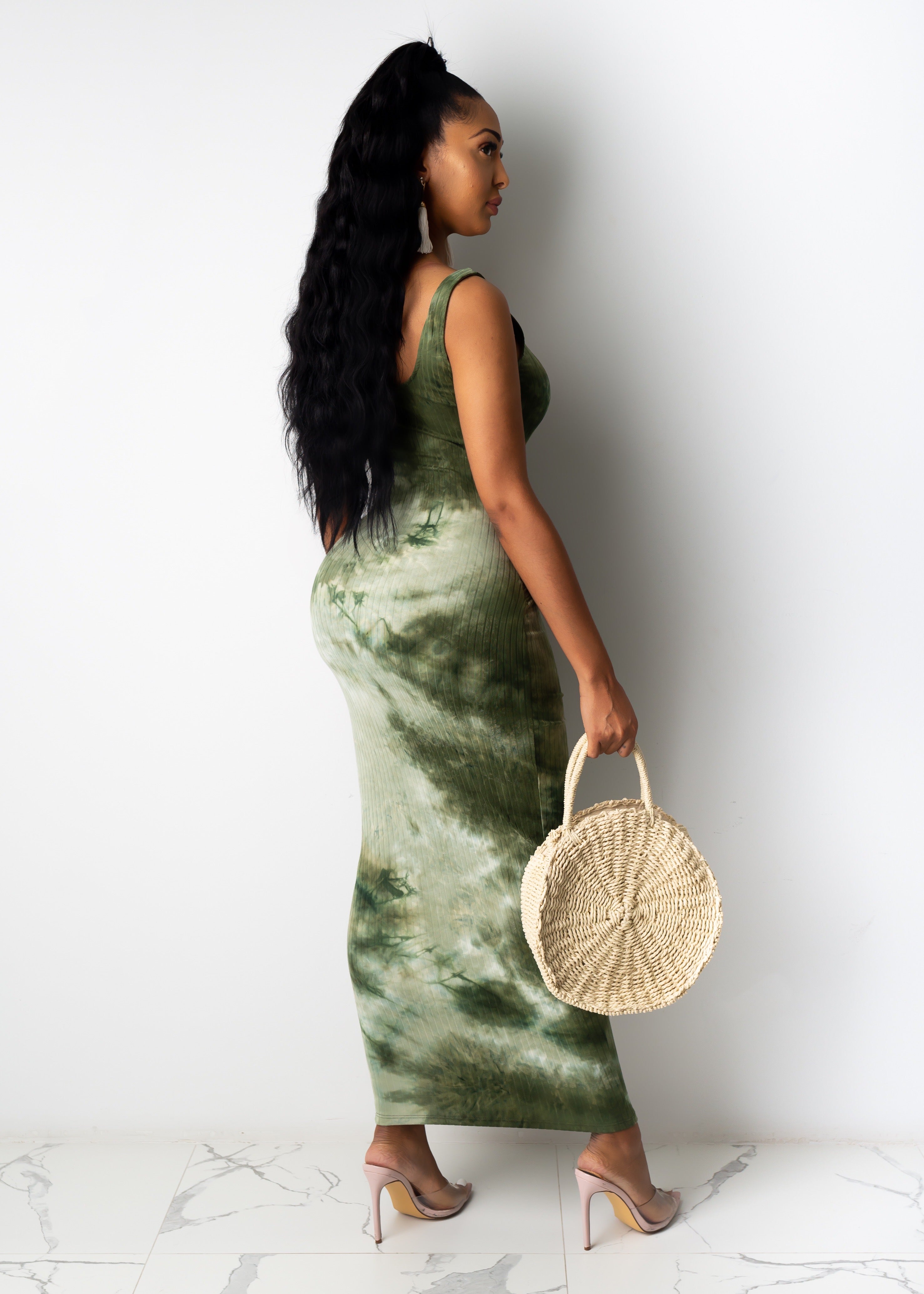 A Lovely Life Tie Dye Midi Dress