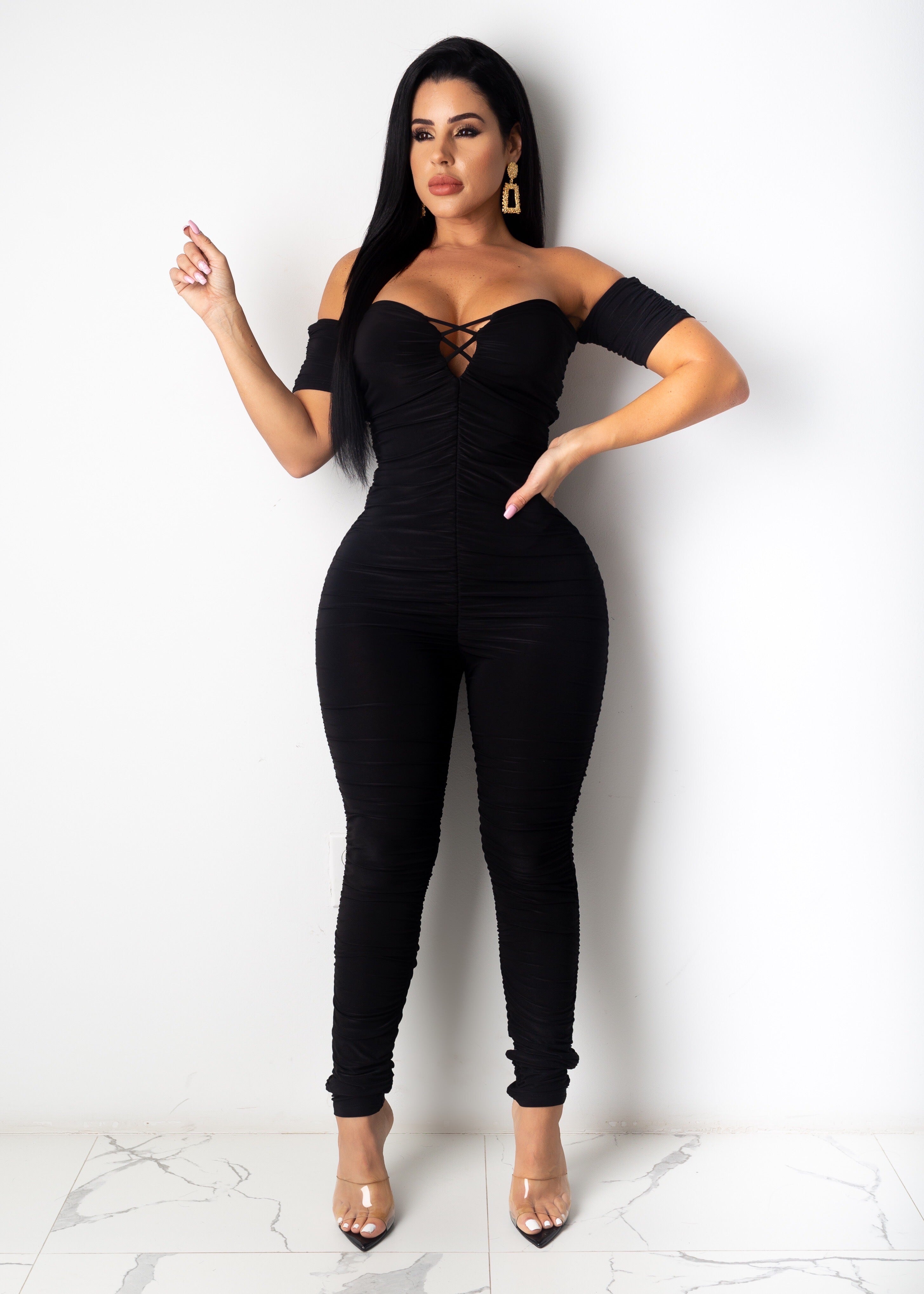 Keep Em In Check Jumpsuit