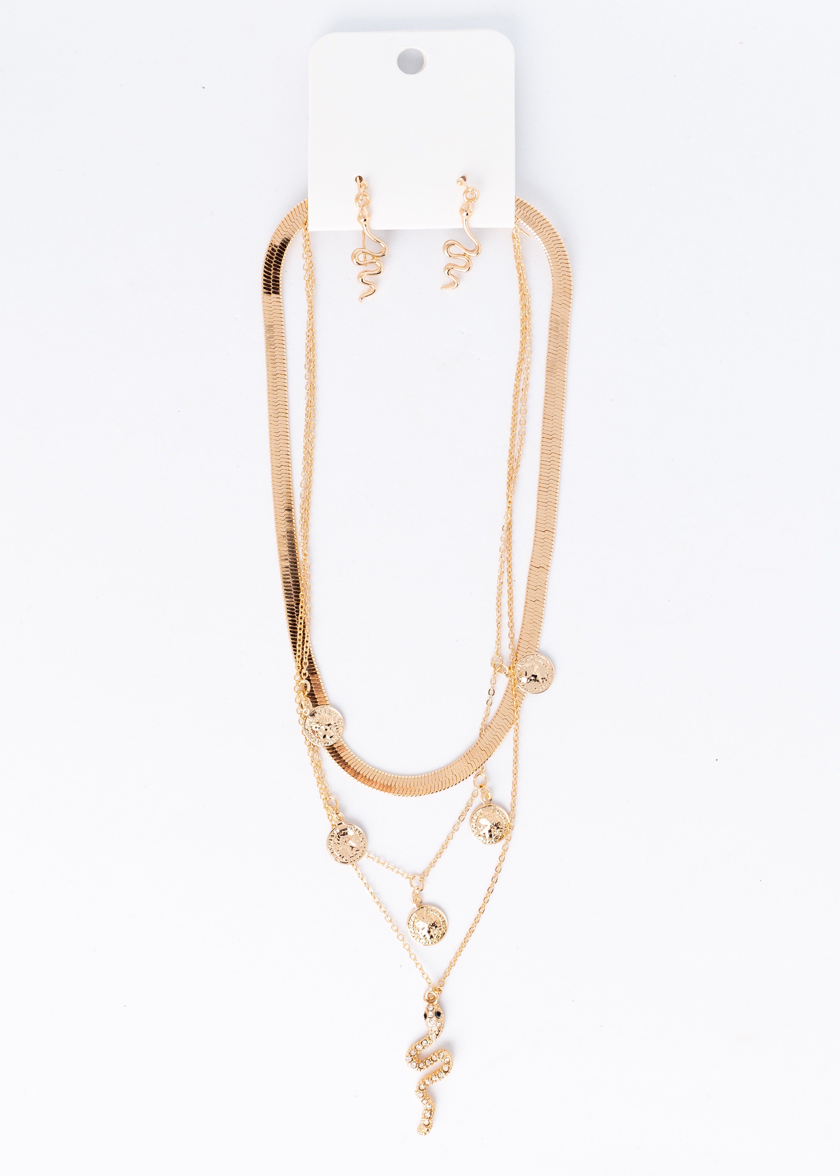 Bitter Sweet Snake Necklace Set