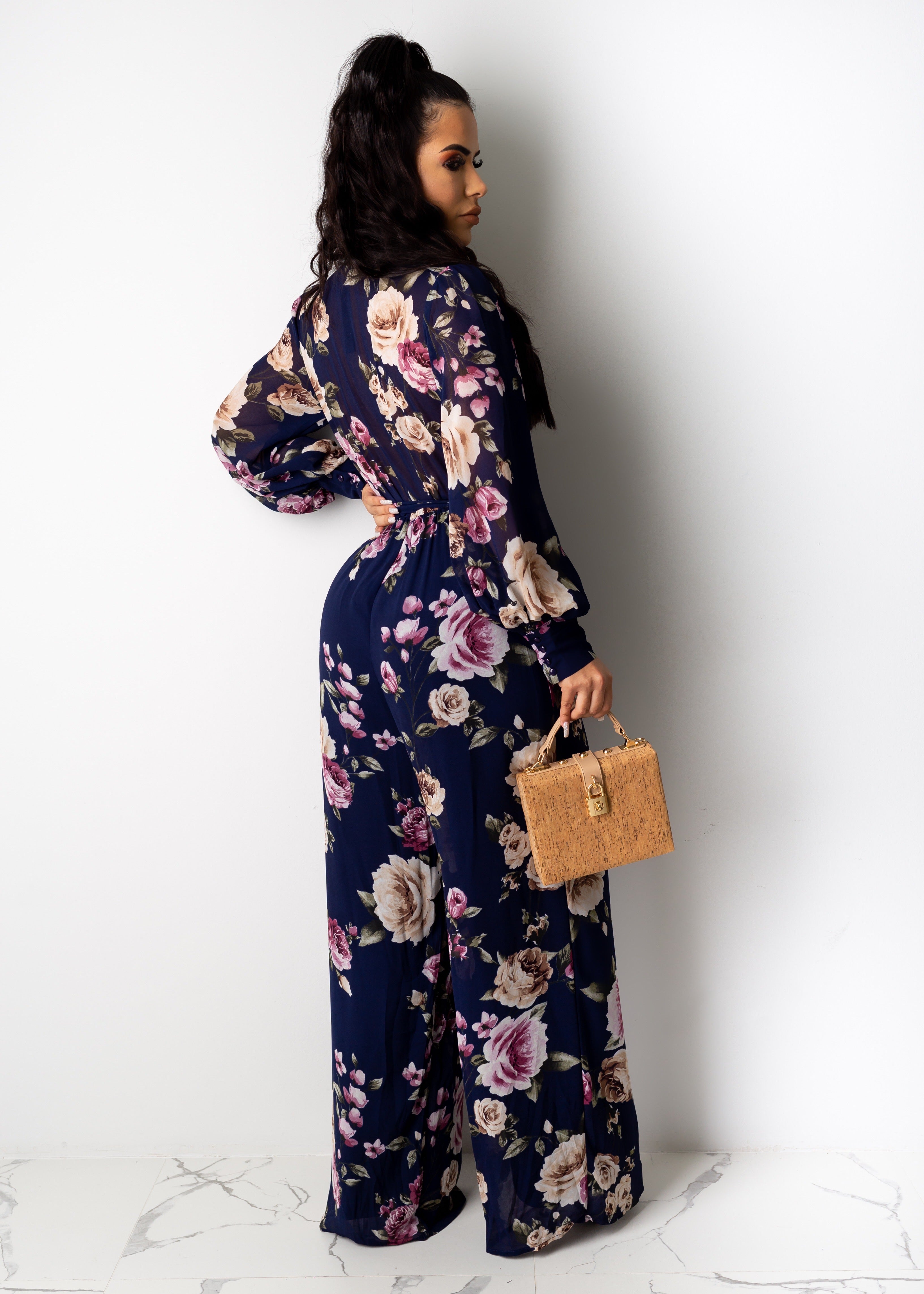 Love When You Call Flower Jumpsuit