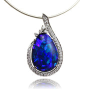 black opal pendant