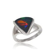 black opal ring