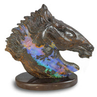 boulder opal horse