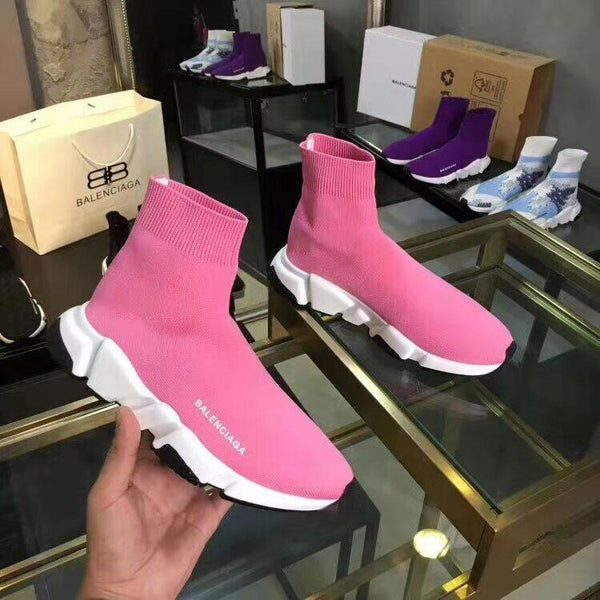 Balenciaga Pink Speed Runners – sofleeky