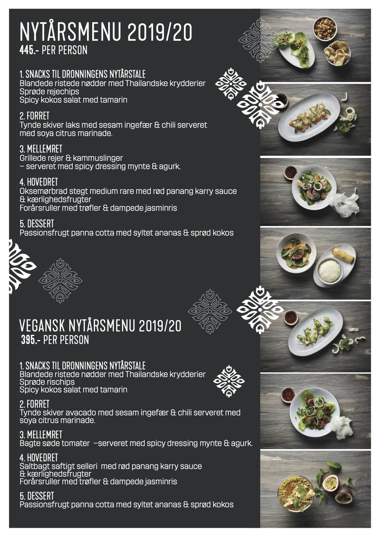 Nytår Menu