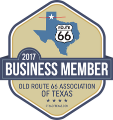 Business Member badge Old Route 66 Association of Texas
