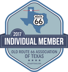 Individual Member badge Old Route 66 Association of Texas