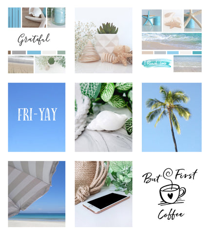 Blog Thick White Borders Style for IG Layout