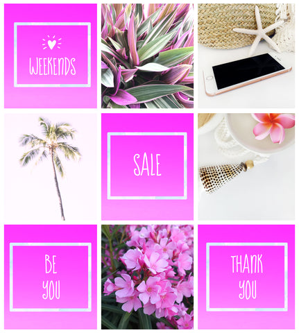 Blog Colour Style for IG Pinks