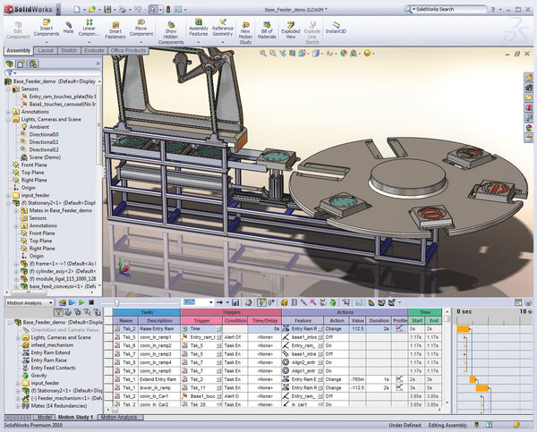 Solidworks packaging machine design