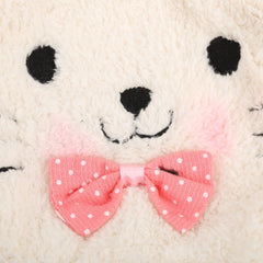 Cat Panda Shape Soft Plush Cosmetic Make-up Bag Pouch