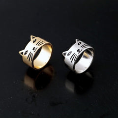 Vintage Cat Fashion Brief Ring
