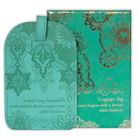 Intrinsic Luggage Tag Tahitian Turquoise - Total Woman Total Home