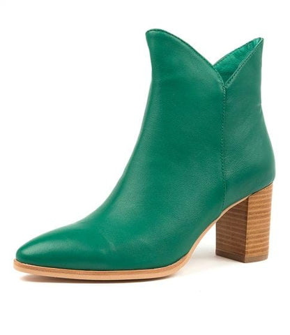 Django and Juliette Astronomy Ankle Boot Emerald Green