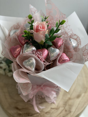 Chocolate Bouquet Box Pink