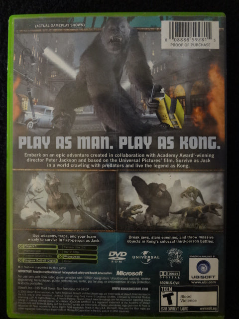 king kong ps3