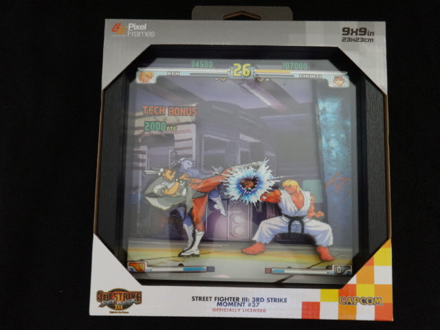 Street Fighter III Third Strike 9X9 3D Pixel Frame