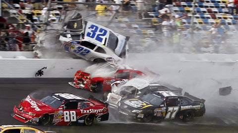 Daytona NASCAR crash injures crowd