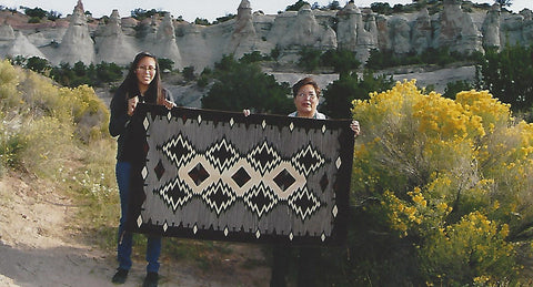 Frances Begay with her daughter Briana 