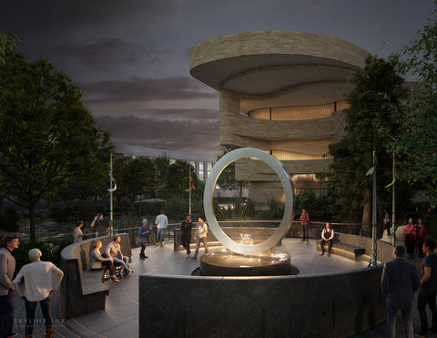 National Native American Veterans Memorial rendering