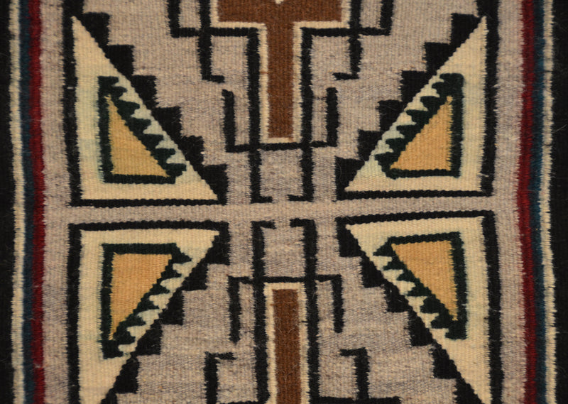 Teec Nos Pos Navajo Rug Malinda Nez Churro 1724 16 X 30 1 4 Nizhoni Ranch Gallery